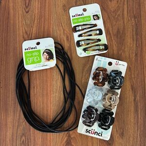 Prada black suede /grosgrain ribbon hair accessory